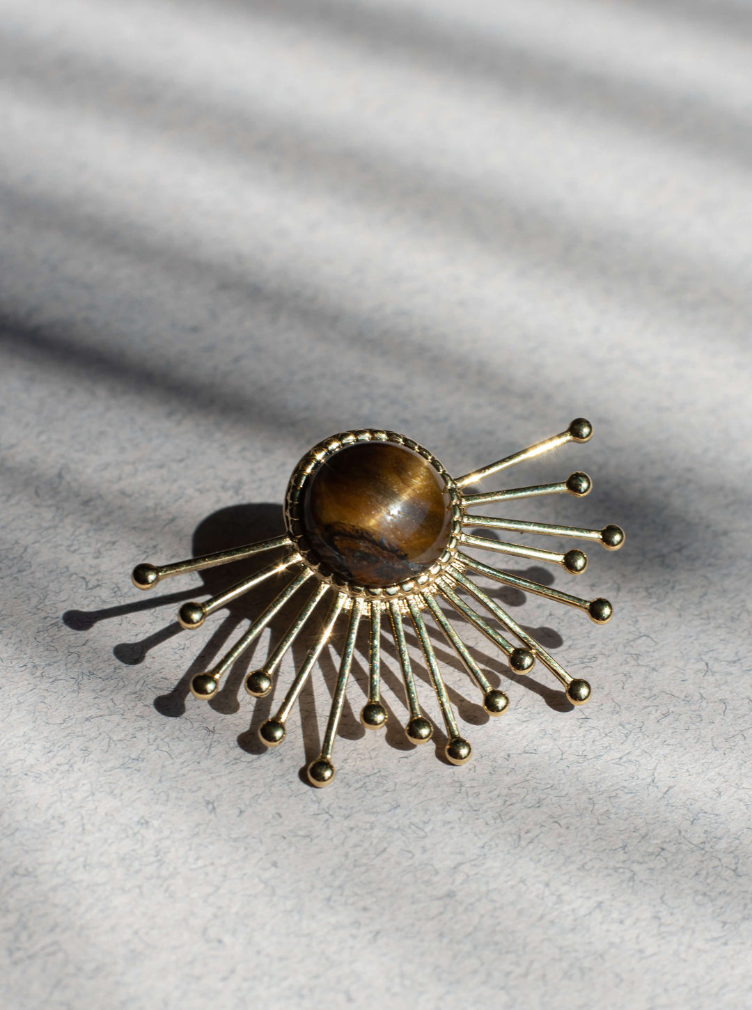 Tiger eye earring